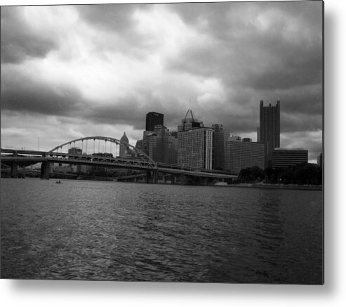 Pittsburgh Metal Print featuring the photograph Downtown Pittsburgh by Joyce Wasser