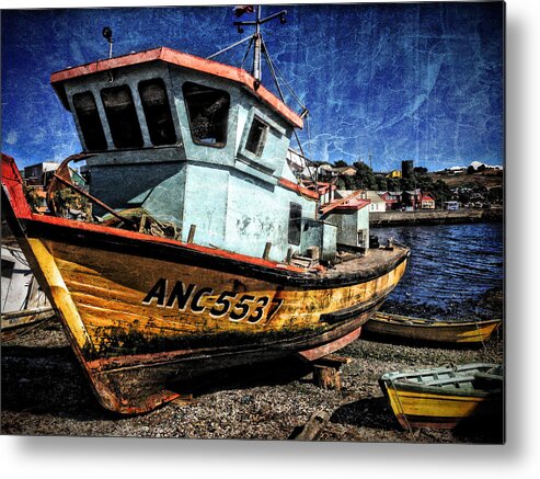 Photograph Metal Print featuring the photograph Dry Dock by Richard Gehlbach