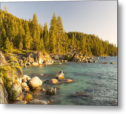 Sunset Metal Print featuring the photograph East shore Lake Tahoe sunset by Ken Brown
