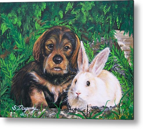 Easter Metal Print featuring the painting Wonder of Spring by Sharon Duguay