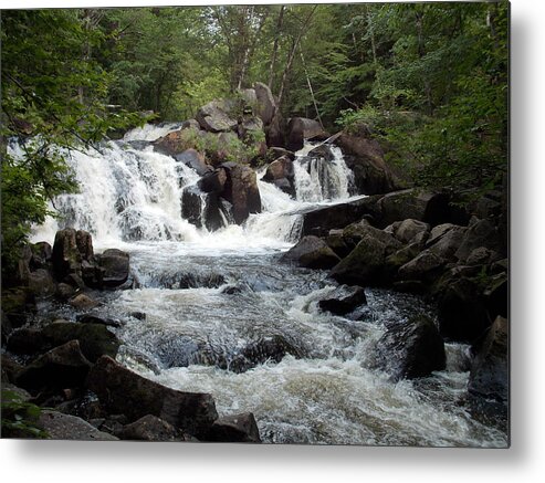 Waterfalls Metal Print featuring the photograph Ellis Falls in Maine by Catherine Gagne