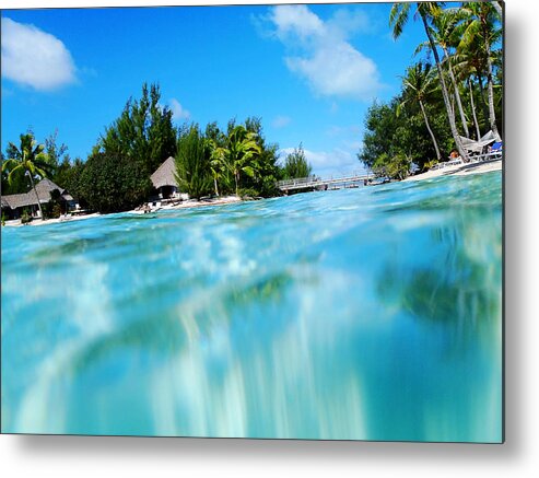 French Polynesia Metal Print featuring the photograph Emerging by Zinvolle Art