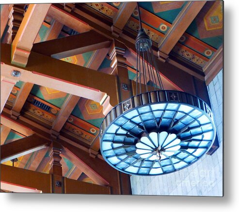 Ceiling Metal Print featuring the photograph Engineering Art by Jim Simak