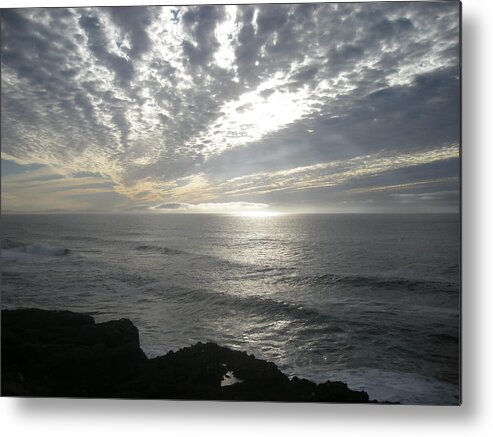 Landscape Metal Print featuring the photograph Eruption by Marian Jenkins