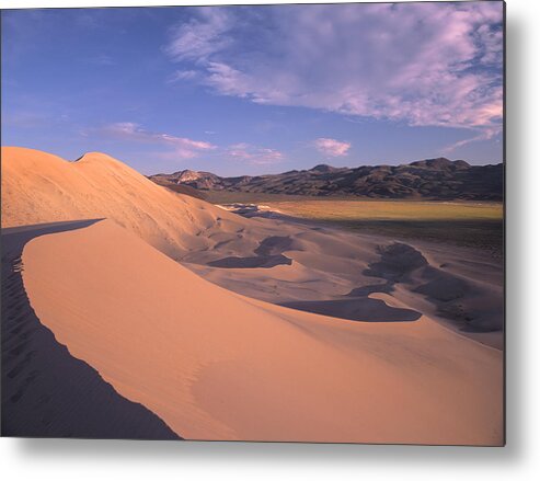 00175773 Metal Print featuring the photograph Eureka Dunes in Death Valley by Tim Fitzharris