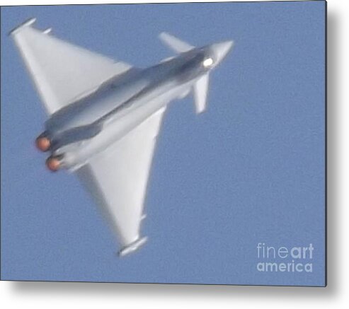Raf Metal Print featuring the photograph Eurofighter by Fergus Mitchell