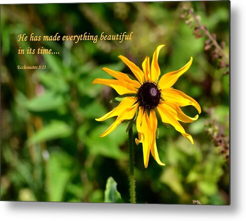 Flower Metal Print featuring the photograph Everything Beautiful by Deena Stoddard