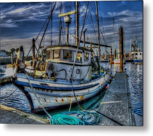 Boat Metal Print featuring the photograph F/V Mickey by HW Kateley