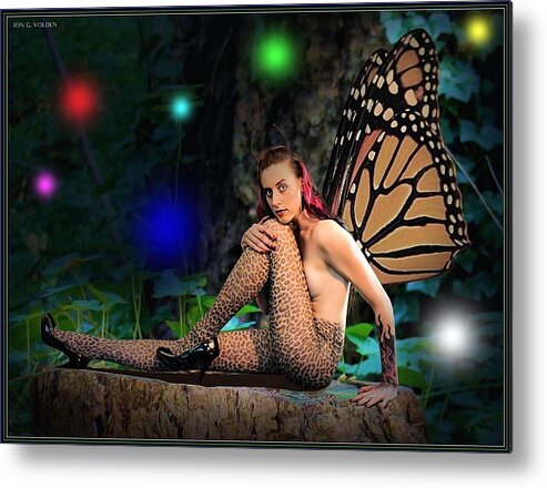 Sexy Metal Print featuring the photograph Fairy Lights by Jon Volden