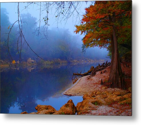 Tres Metal Print featuring the photograph Fall On The Suwannee River by Judy Waller
