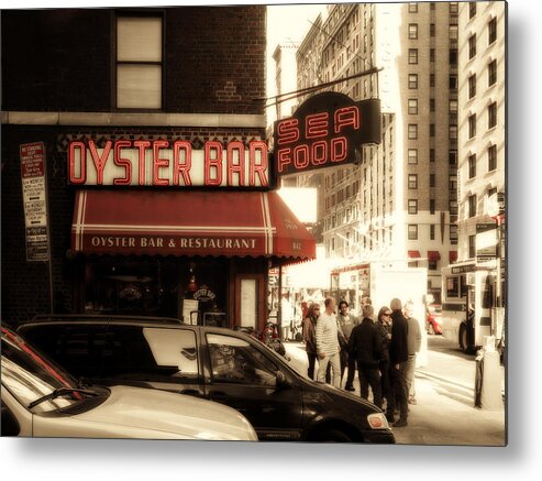 Famous Oyster Bar Metal Print featuring the photograph Famous Oyster Bar by Jon Woodhams
