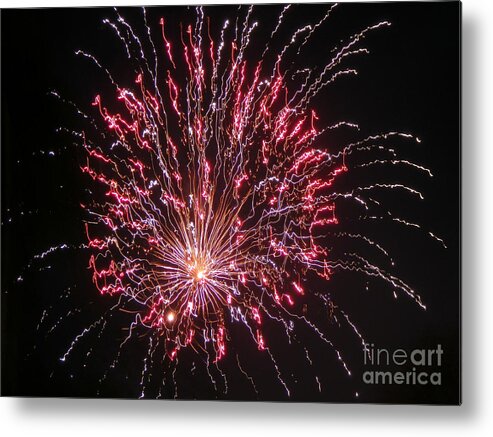 Fireworks Metal Print featuring the photograph Fireworks For All by Terry Weaver