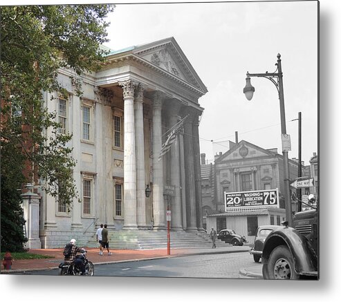 Philadelphia Metal Print featuring the photograph First Bank of the United States by Eric Nagy