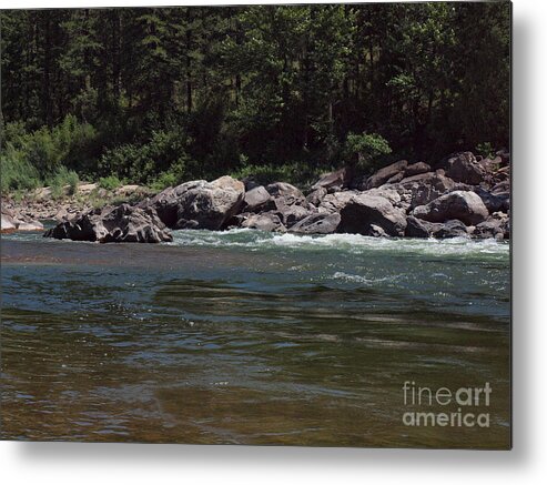 Water Metal Print featuring the digital art Flowing by Christian Jansen