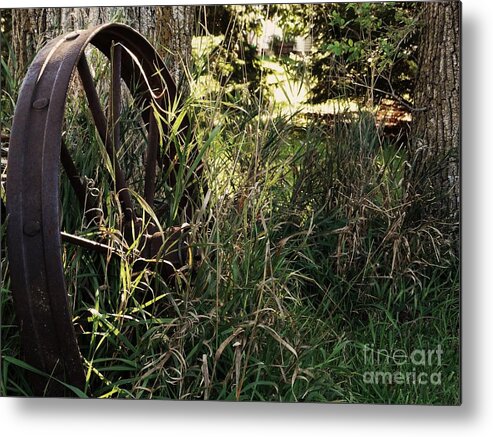 Rustic Metal Print featuring the photograph Forgotten Time by J L Zarek