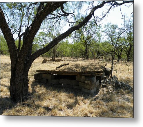 Forgotten Metal Print featuring the photograph Forgotten Tomb by The GYPSY