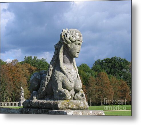 Statuary Metal Print featuring the photograph Fountainebleau Twin2 by HEVi FineArt