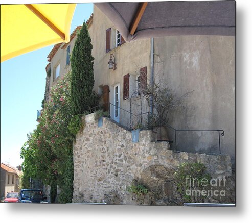French Village Metal Print featuring the photograph French Riviera - Ramatuelle by HEVi FineArt