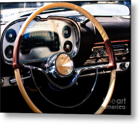 Car Metal Print featuring the photograph Fury by Plymouth - 1957 by Steven Digman