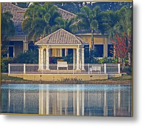 Isles Metal Print featuring the photograph Gazebo by T Guy Spencer