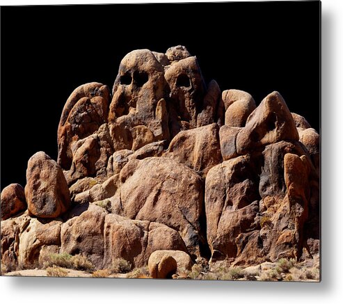 Ghost Metal Print featuring the photograph Ghost Rocks or Ghosts Rock by Marcia Socolik