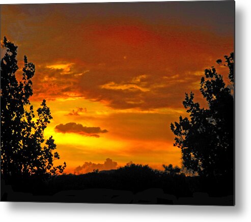 Sunrise Metal Print featuring the photograph Golden Dawn by Mark Blauhoefer