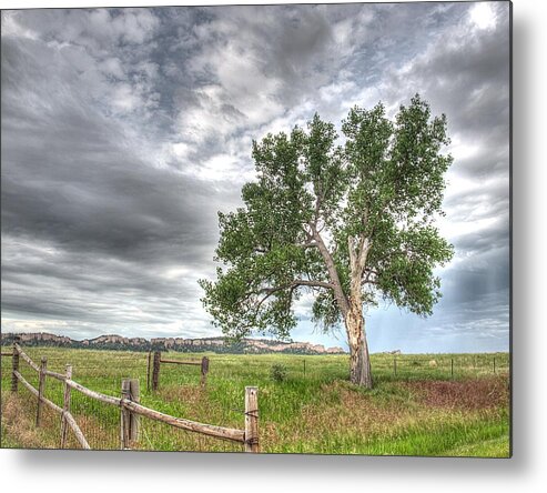 Nebraska Metal Print featuring the photograph Guardian of Smiley Canyon by HW Kateley