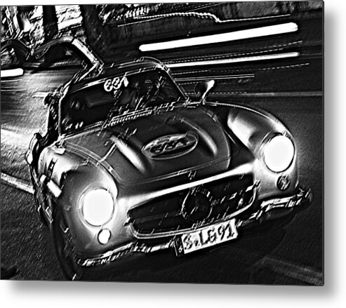 Gullwing Metal Print featuring the photograph Gullwing in Rome by Steve Natale