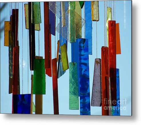 Glass Metal Print featuring the photograph Hang Ups by Jackie Mueller-Jones