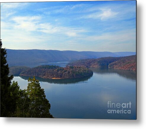 Water Metal Print featuring the photograph Hawn's Overlook by Dawn Gari