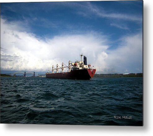 Sailing Metal Print featuring the photograph Heading Home by Ron Haist