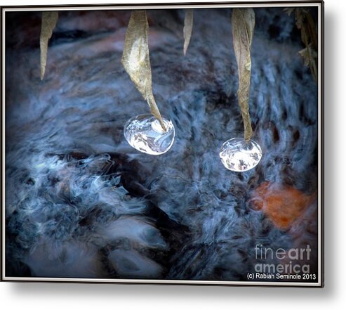 Ice Metal Print featuring the photograph Ice Images by Rabiah Seminole