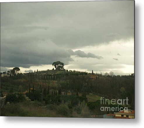 Italy Metal Print featuring the photograph Italian Hillside by Robin Pedrero