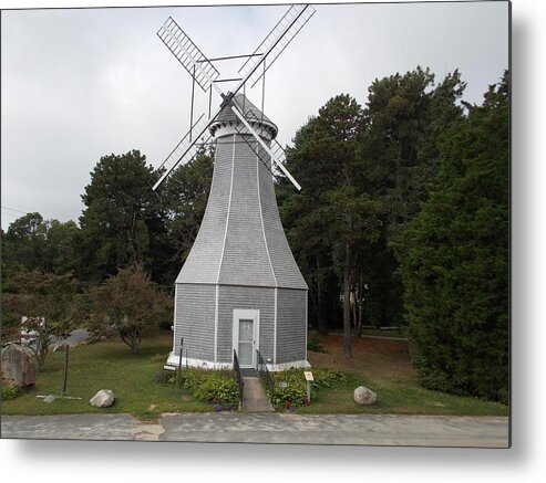 Windmill Metal Print featuring the photograph Jefferson Windmill by Catherine Gagne