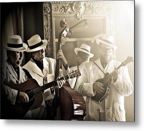 Judge Talford Band Metal Print featuring the photograph Judge Talford Band by Ally White