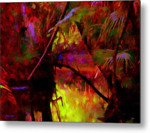 Jungle Metal Print featuring the photograph Jungle Fire by Buzz Coe