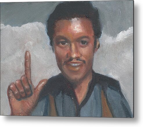 Asl Art Metal Print featuring the painting L is for Lando by Jessmyne Stephenson