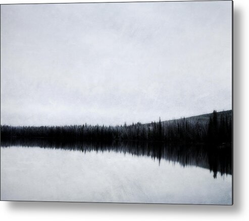 Winter Metal Print featuring the photograph Lac Le Jeune by Theresa Tahara