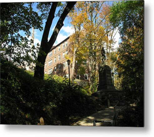 Lafayette College Metal Print featuring the photograph Lafayette College Easton - Town Meets Gown by Jacqueline M Lewis