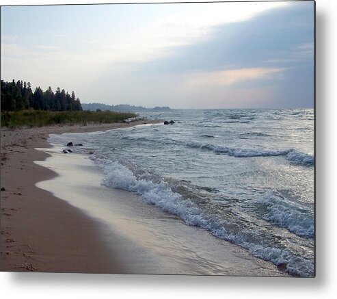 Lake Michigan Metal Print featuring the photograph Lake Michigan by Kathleen Luther