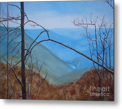 Lane Pinnacle Metal Print featuring the painting Lane Pinnacle by Stuart Engel