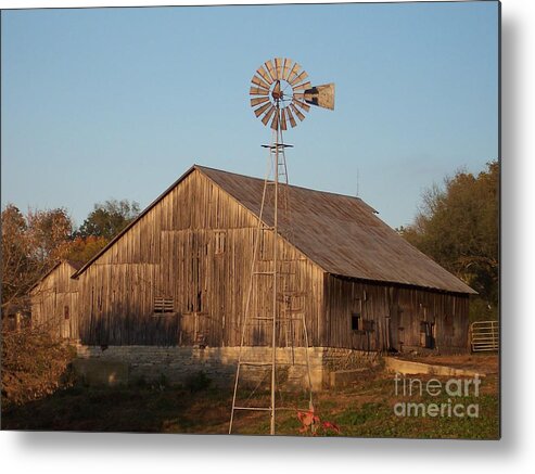 Barn Metal Print featuring the photograph Laurel Road Barn by Brook Steed