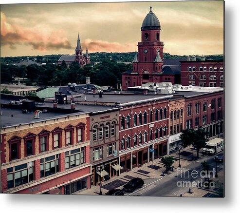 Maine Metal Print featuring the photograph Lewiston Maine by Brenda Giasson