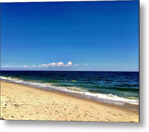 Beach Metal Print featuring the photograph Life's a Beach by Chris Montcalmo