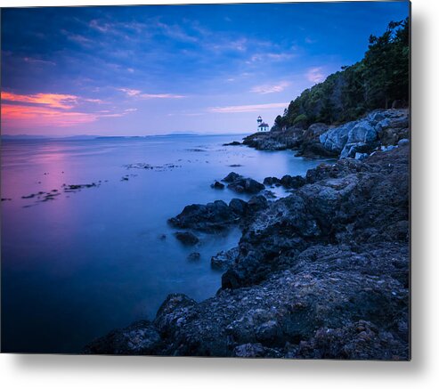 Lighthouse Metal Print featuring the photograph Lime Kiln Lighthouse by Kyle Wasielewski