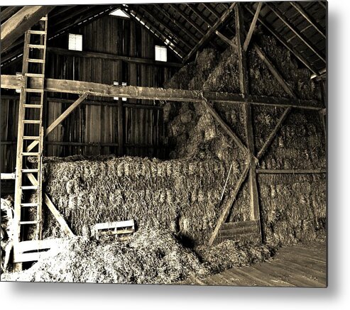 Hay Metal Print featuring the photograph Loft by Bob Geary