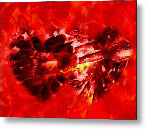 Love Metal Print featuring the photograph Love Opening by Kathy Bassett