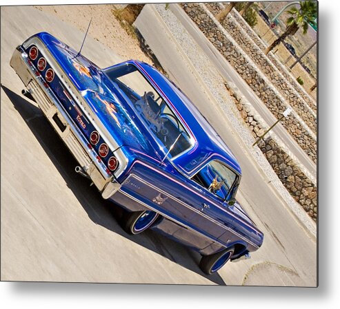 Lowrider Metal Print featuring the photograph Lowrider_19d by Walter Herrit
