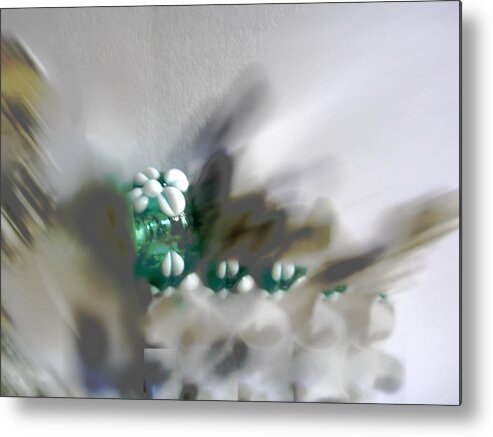 Art Glass Beads Metal Print featuring the photograph Magic Glass 2 by Judy Paleologos