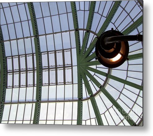 Skylight Metal Print featuring the photograph Mall of Emirates Skylight by Andrea Anderegg